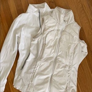Lululemon vest and jacket - used condition